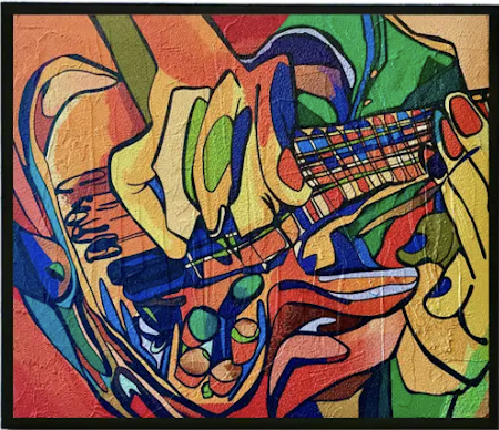 最終価格】大人気現代アーティストKarin Hosono 油彩ペインティング